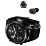 JM03 2-in-1 Smart Watch with Earbuds Silicone Strap