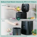 Karfo UF006-EC Kitchen Composter Black
