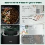 Karfo UF006-EC Kitchen Composter Black