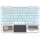 KB333 Transparent Wireless Bluetooth Keyboard Blue