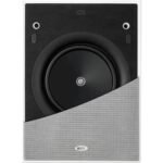 KEF - Ci-C Series 6-1/2" In-Wall Speaker (Each) - White