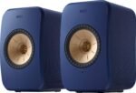 KEF - LSXII Wireless Bookshelf Speakers Pair - Blue