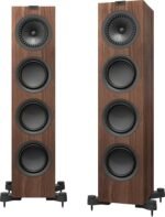 KEF - Q Series 6.5" 2.5-Way Floorstanding Speaker (Each) - European Walnut