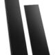KEF - T Series Dual 4-1/2" 2-1/2-Way Satellite Speakers (Pair) - Black