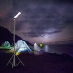 LED Camping Light 1.8m Adjustable with Tripod 6500-7000K Brightness