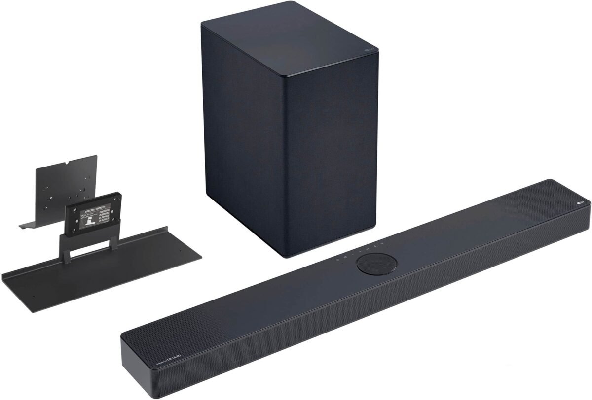LG - 3.1.3 Channel SC9S Soundbar with Wireless Subwoofer, Dolby Atmos, DTS:X, IMAX Enhanced and WOW Orchestra - Black