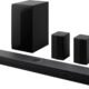 LG - 5.1.1 Channel S70TR Soundbar with Wireless Subwoofer and Rear Speakers, Dolby Atmos and WOW Orchestra - Black