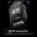 LOKMAT OCEAN 2 PRO Bluetooth Call Smartwatch Black