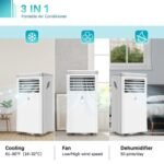 LUKO A011D1-7K 3 in 1 Portable Air Conditioner
