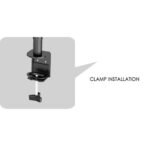 M051 Single Arm Single Monitor Stand