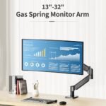 M252 Gas Spring Single Monitor Stand