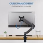 M252 Gas Spring Single Monitor Stand