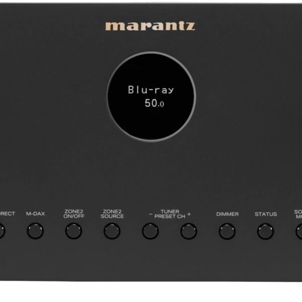 Marantz - Cinema 60 100W 7.2-Ch Bluetooth Capable with HEOS 8K Ultra HD HDR Compatible A/V Home Theater Receiver with Alexa - Black