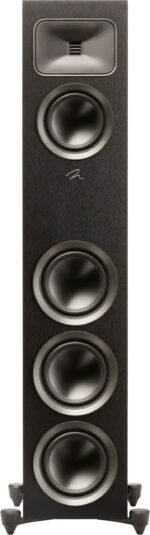 MartinLogan - Motion Foundation F2 3-Way Floorstanding Speaker with 5.5” Midrange and Triple 6.5” Bass Drivers (Each) - Black
