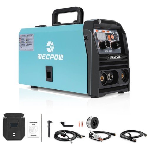 Mecpow MIG-120 Dual-voltage Gasless Welding Machine 3 in 1