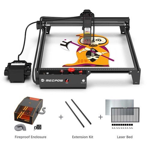 Mecpow X3 Pro 10W Laser FC3 Enclosure Laser Bed Extension Kit Combo