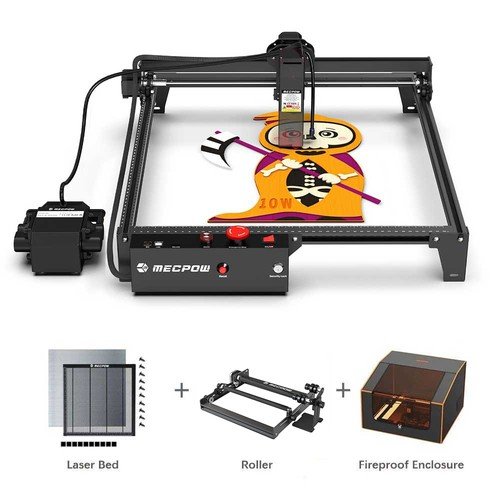 Mecpow X3 Pro Laser FC1 Enclosur G3 Pro Rotary Roller H44 Laser Bed