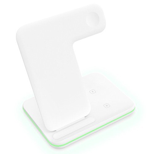 Multifunctional 15W 3-in-1 Magnetic Wireless Charger Black White