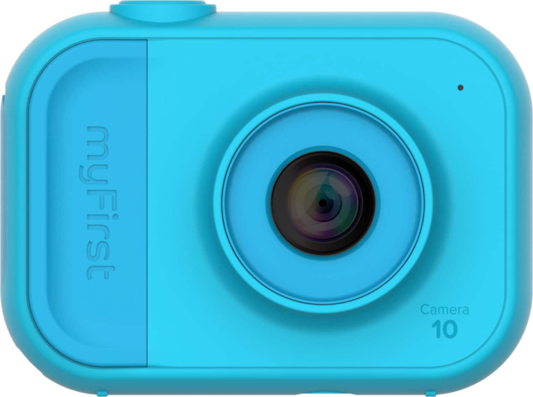 MyFirst - Camera 10 - New Mini Digital Camera for Kids, Photo, Video, 5MP, 32GB Micro SD Card - Blue