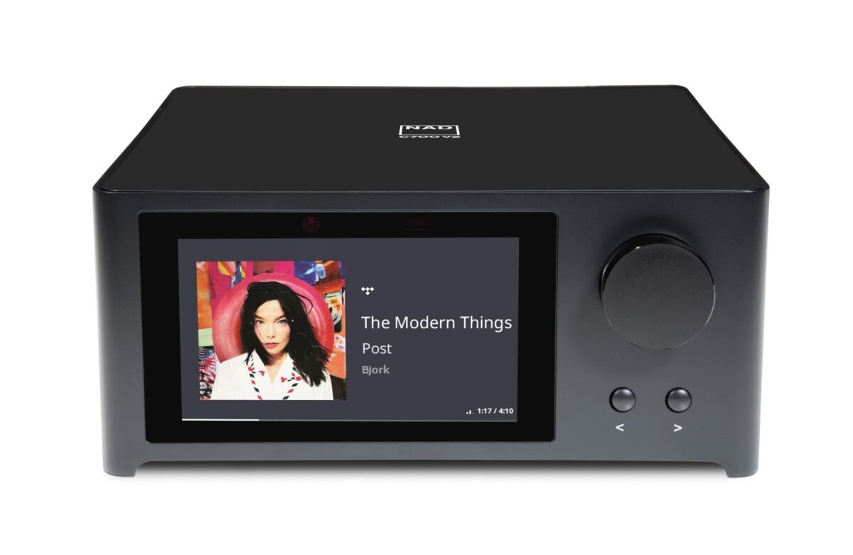 NAD C700 V2 BluOS Streaming Amplifier,110-240V - Black