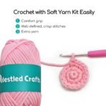 NestledCrafts Crochet Kit for Beginners - Anglerpuff