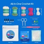 NestledCrafts Crochet Kit for Beginners - Anglerpuff