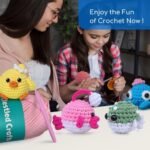 NestledCrafts Crochet Kit for Beginners - Anglerpuff
