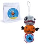 NestledCrafts Halloween Crochet Kit for Beginners - BooBalls
