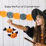 NestledCrafts Halloween Crochet Kit for Beginners- Pumpkins
