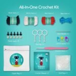 NestledCrafts Halloween Crochet Kit for Beginners - SpookPals