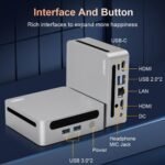 Ninkear N4 Mini PC AMD Ryzen 5 4600H 16GB 512GB
