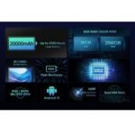 OUKITEL RT6 10.1in Tablet Android 13 8GB RAM 256GB ROM Black