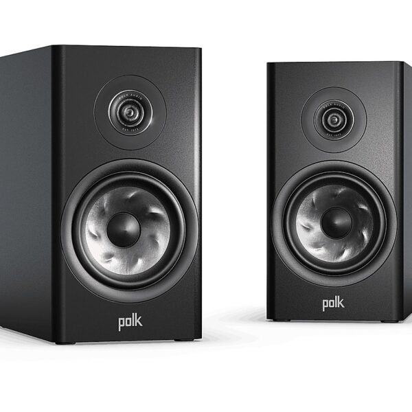 Polk Audio - Polk Reserve R200 Bookshelf Speaker, 1" Pinnacle Ring Tweeter & 6.5" Turbine Cone Woofer (Pair) - Black