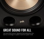 Polk Audio - Signature Elite Series 12” 300W Powered Subwoofer - Black