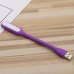 Portable USB LED Reading Light Purple