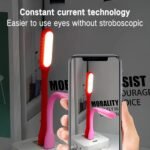 Portable USB LED Reading Light Red