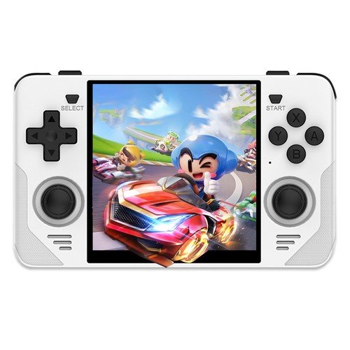 Powkiddy RGB30 Handheld Game Console 16GB + 64GB TF Card White