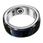 R8 Ceramic Smart Ring Health Tracker Black L