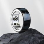 R8 Ceramic Smart Ring Health Tracker Black L