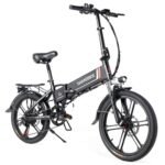 SAMEBIKE 20LVXD30-II Folding Electric Moped Bike Black