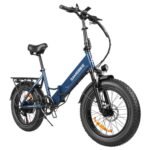SAMEBIKE LOTDM200-II Folding Electric Bike Blue