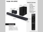 Samsung - Q-series 11.1.4 ch. Wireless Dolby Atmos Soundbar + Rear Speakers w/ Q-Symphony - Titan Black