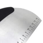 Semicircle Stainless Steel Dough Nougat Cutter Black