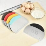Semicircle Stainless Steel Dough Nougat Cutter Black