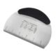 Semicircle Stainless Steel Dough Nougat Cutter Black