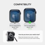 SODI CS04 2-Pack Protective Case for Apple Watch S9/S8/S7 (45mm)