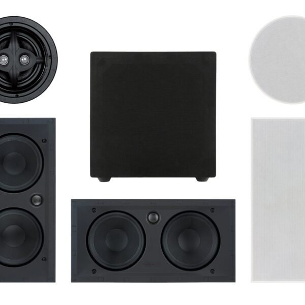 Sonance - MAG5.1 PREMIUM - Mag Series 5.1-Ch. Premium 6-1/2" In-Wall Surround Sound Speaker System with Wireless Subwoofer (Each) - Paintable White