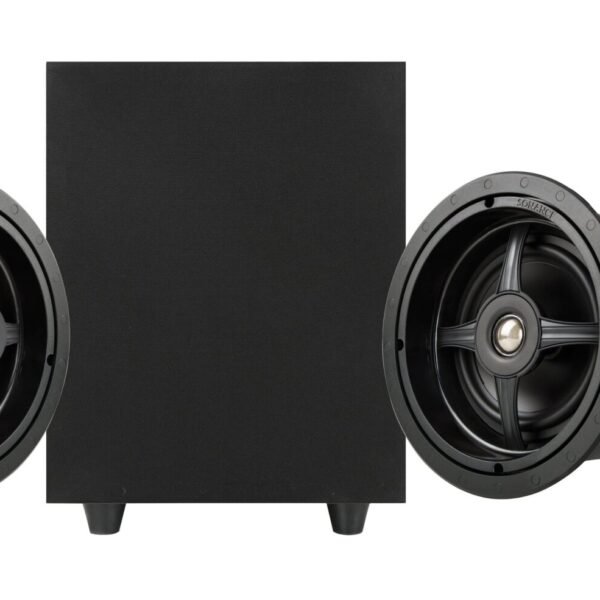 Sonance - MAG5.1R - Mag Series 5.1-Ch. 6 1/2" In-Ceiling Surround Sound Speaker System (Each) - Paintable White