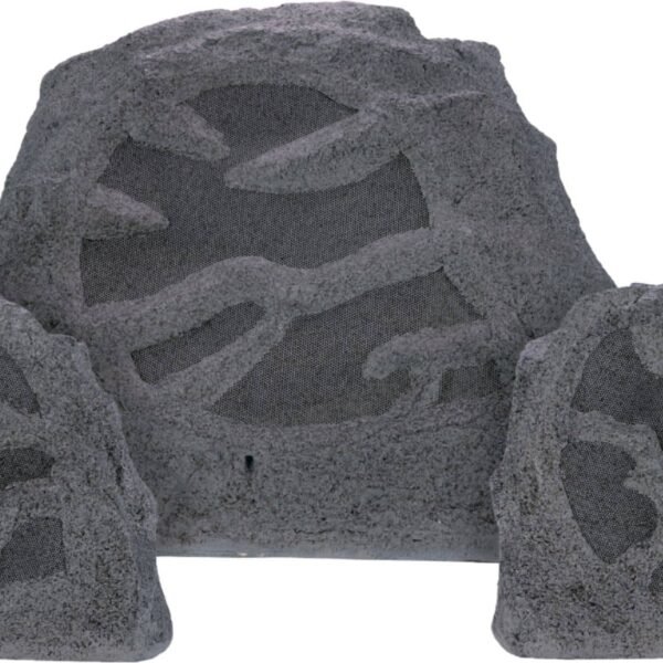 Sonance - MAGROCKS2.1 - Mag Series 2.1-Ch. Outdoor Rock Speaker System (Each) - Charcoal Gray Granite