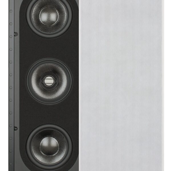Sonance - R1 REFERENCE RECTANGLE SINGLE SPEAKER - Reference 5-1/4" 3-Way In-Wall Rectangle Speaker (Each) - Paintable White